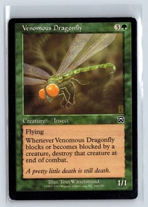 (3x) VENOMOUS DRAGONFLY – MTG Magic the Gathering Card – Mercadian Masques - Picture 1 of 6