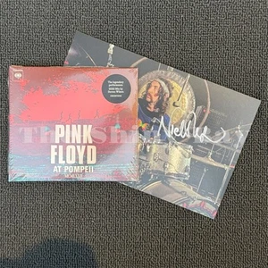 Pink Floyd Live At Pompeii CD + Signed Nick Mason Postcard - Picture 1 of 6
