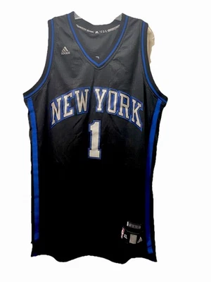 Camiseta Adidas NY Knicks Amare Stoudamire Edición Limitada • 🧵 Negra • 2011 • XL Foto 1 de 4