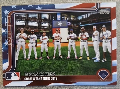 Topps Serie 2 Texas Taters Great 8 Día de la Independencia #409 8/76 Sp Foto 1 de 2