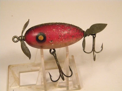 Señuelo vintage Paw Paw Midget Spinner madera crankbait Foto 1 de 3