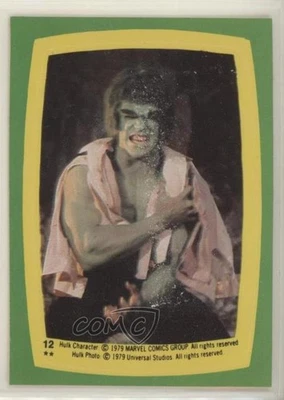 1979 Topps Marvel The Incredible Hulk Stickers Hulk #12 0e3 - Image 1 of 3