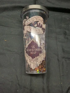 - Harry Potter Becher - Feierlich schwören Glitzer Tasse mit Strohhalm - 20 Oz - Acryl - Bild 1 von 3