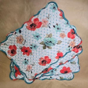 Juego de 4 manteles reversibles acolchados para mujer Pioneer — cocina floral/cocina rural - Imagen 1 de 5