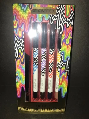 Smashbox Holidaze Always on Eye Liquid and Gel Liner Set 4 Full Size RARE New - Image 1 of 2