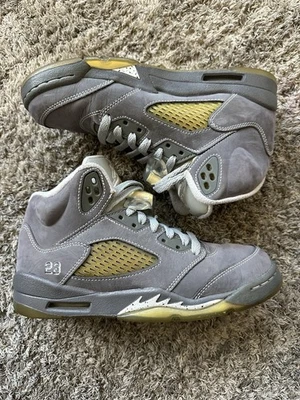 Nike Air Jordan 5 Retro 2011 Wolf Grey Youth 4.5Y Basketball Sneakers Shoes - Image 1 of 4