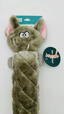 Zippypaws Elephant Jigglerz Durable Interactive Dog Toy NWT Free Shipping - Image 1 of 3