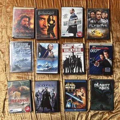 Pre-Owned DVD Lot 🎬 12 Action & Drama Films  Star Wars Matrix 007 Valkyrie 🔥 - Image 1 of 4