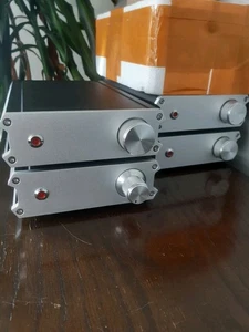 Passive Preamp attenuator ALPS B-VELVET 10k alloy Chassis HANDMADE 🇬🇧 SILVER - Picture 1 of 24