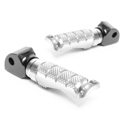 R-FIGHT Silver Rear Foot Pegs For Aprilia RSV4 16 17 18 19 20 21 22 23 24 Foto 1 de 4