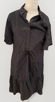 Beautiful Veronika Maine Light Checked Button Up Shirt Dress-NWT-Workwear-Formal - image 1 of 4