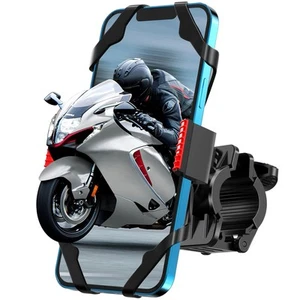 Bike Mount, IPOW Universal Cell Phone Bicycle Rack Handlebar & Motorcycle Holder - Picture 1 of 9