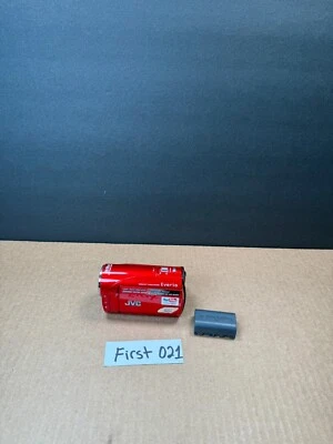 JVC Everio GZ-MS100RU Red LCD Screen Dual Memory 40x Zoom Camcorder Only Works!! - Image 1 of 4