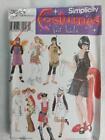 Simplicity 3657 Girl's Multiple Outfits Halloween  Costume Pattern . Sz 7-14