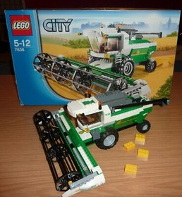 LEGO City Set No: 7636 Combine Harvester + BA + Original Box 100% Complete - Excellent