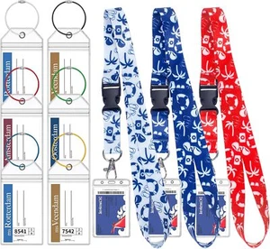 Holland America Luggage Tag Holders with Cruise Lanyard, Waterproof Cruise Lu... - Picture 1 of 4