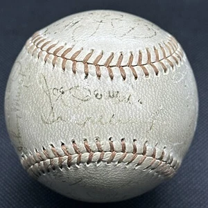 Lou Gehrig 1935 New York Yankees Signed Baseball Beckett LOA HOF Sweetspot! OAL! - Picture 1 of 8