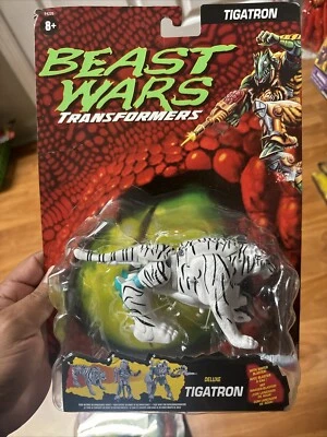 Deluxe TIGATRON Beast Wars The Transformers Figure Kenner-Hasbro 2022 Reissue  - Image 1 of 4