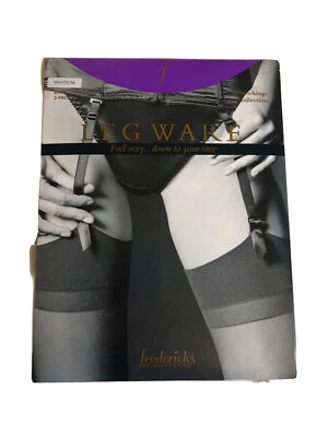 Fredericks of Hollywood White Stockings Bridal Size M Wedding Glamour Sexy(b3) - Image 1 of 4
