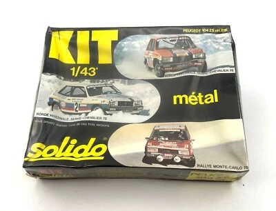 Solido 1/43 kit 81K Peugeot 104 ZS  1979/80 NEW still sealed in box - Immagine 1 di 3