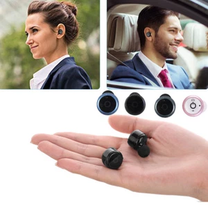 Mini TWS Twins True Bass Wireless Bluetooth Stereo Sport Headset Earphone Earbud - Picture 1 of 40