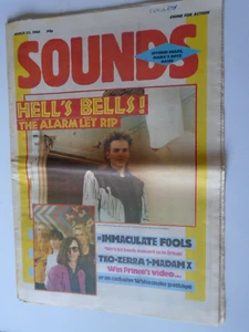 SOUNDS music magazine March 23rd 1985 Alarm Immaculate Fools TKO Zerra 1 - Picture 1 of 1