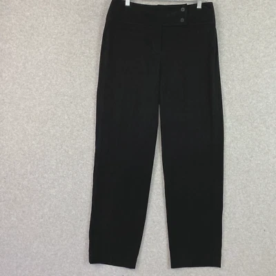 Pantalones deportivos Larry Levine para mujer 10 negros imitación gamuza vestido elástico carrera informal Foto 1 de 4