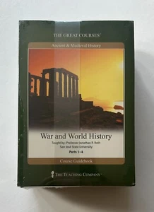 THE GREAT COURSES War and World History Parts 1-4 | 8-Disc DVD/Guidebook Set - Picture 1 of 6