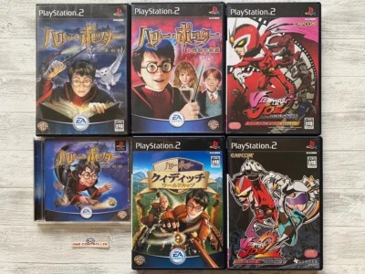 SONY Playstation PS 1 2 Harry Potter series & Viewtiful Joe 1 2 set from Japan - Image 1 of 4