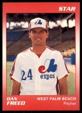 1990 Star Florida State League All-Stars Dan Freed West Palm Beach Expos #6