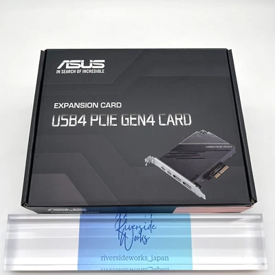 ASUS USB4 PCIE GEN4 CARD USB-C DisplayPort 1.4 PCIe 4.0 Brand New - Image 1 of 4