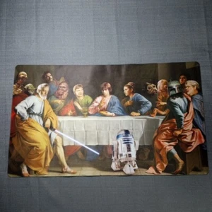 Star Wars The Last Supper Game Play Mat MTG Magic Luke Skywalker 24”x14” Pokemon - Picture 1 of 7
