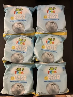 FROG -@Ease Floating Replacement SmartChlor Cartridge Lot 6 -Pack Frog