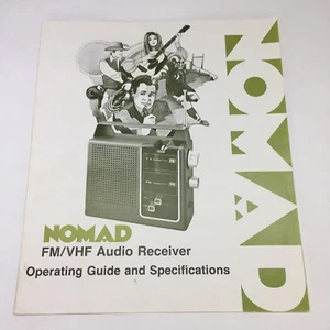 NOMAD FM VHF Audio Receiver Operating Guide And Specifications - Picture 1 of 8