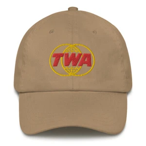 TWA Embroidered Hat Trans World Airlines - Picture 1 of 5