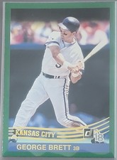 2018 Donruss #241 George Brett Green Parallel 1984 Retro Kansas City Royals