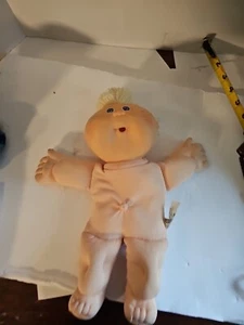 Cabbage Patch Kids 1986 Puppe blond büschelblaue Augen signiert vPreemie - Bild 1 von 12
