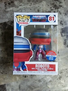 ROBOTO - Funko Pop! # 81 Masters of the Universe Funkon Exclusive Toy Tokyo - Picture 1 of 6