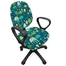 Jellyfish Office Chair Slipcover Funny Sea Creatures