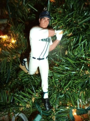Seattle Mariners Alex Rodriguez Custom Christmas Tree Ornament White Jersey #3 - Image 1 of 2