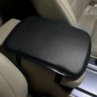 Car Interior Armrest Pad Center Console Cushion Mat Cover Protector PU Leather - Image 1 of 4