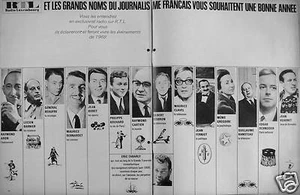 PUBLICITÉ RTL RADIO TÉLÉ LUXEMBOURG JOURNALISTES VOUS SOUHAITENT UNE BONNE ANNÉE - Imagen 1 de 1