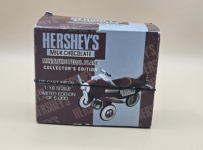 Hershey's Miniature Pedal Plane Limited Edition Scale Die-Cast Metal . - Image 1 of 4