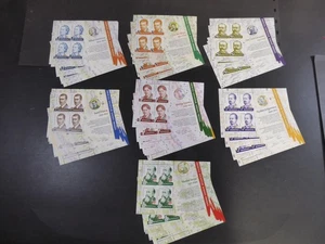 Rumänien 2012, 5x Kleinbogenserie "Banknoten", **/MNH, Mi.Nr.6599/05, ME 275,- - Bild 1 von 8