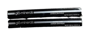 2 Glominerals Glo Minerals Graphic Liner Black/Brown NEW In Box - Picture 1 of 3