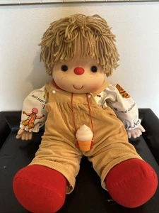 Vintage collectible Ice Cream Dolls 1980 Boy Jumbo Doll 24” McDonald’s Big Mac - Picture 1 of 4