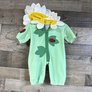 Vintage Miniwear Baby Costume SZ 0-3M Daisy Dandelion Sunflower Flower Ladybug - Picture 1 of 9