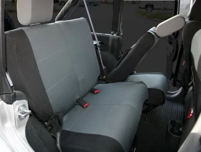 Cubierta de asiento Rampage para Jeep Wrangler (JK) 2007-2018 ajuste personalizado ilimitado - Foto 1 de 3