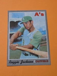 1970 Topps Baseball Reggie Jackson #140 EX+ 2nd Year - Photo 1/8