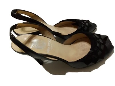 Nina Ricci Womens black Dressy  Heels Shoes Sandals Size 36.5 US 6 - Image 1 of 4